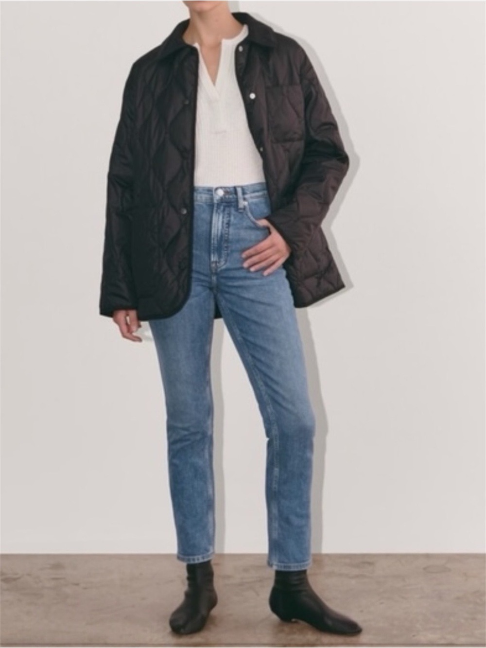 Everlane The Original Cheeky Jean Organic Cotton Size 35 Regular Blue